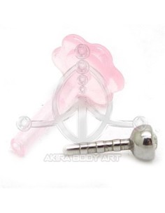 Labret PTFE bola acero joya 2