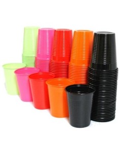 Vaso de plástico 200cc ? Pack 100 vasos