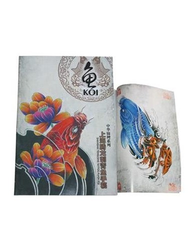 Tenglong Tattoo Flash Koi