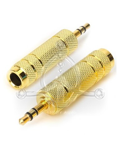 Adaptador Mini-Jack a Jack-hembra