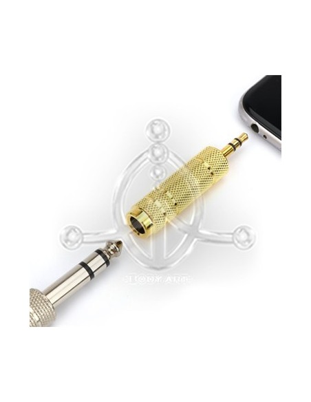 Adaptador Mini-Jack a Jack-hembra