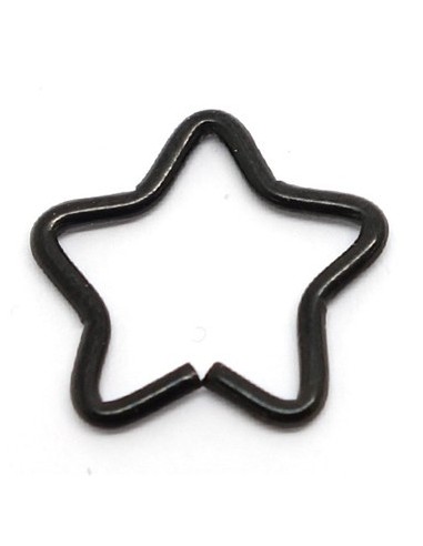 Aro flexible Estrella Negro