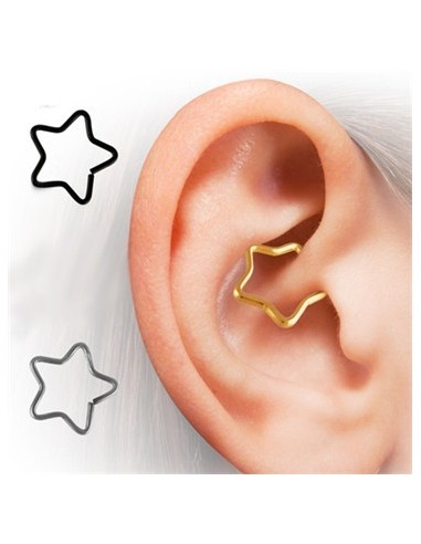 Aro flexible Estrella Negro