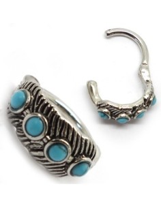 Anillo Oreja TURQUESAS 2