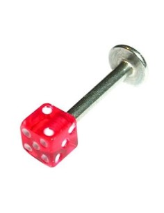 Labret dado de poliéster