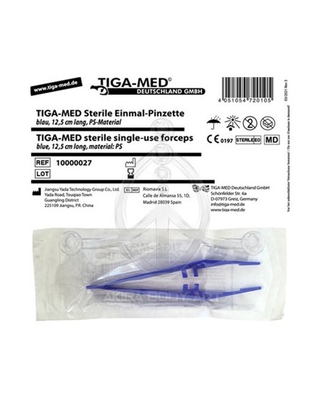 Pinza plástico desechable