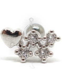 Tragus Corazón con Estela 2