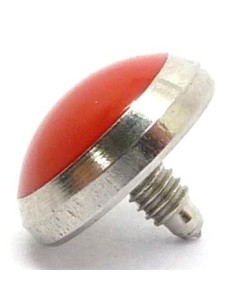 Repuesto microdermal piedra en rojo de 5mm 2