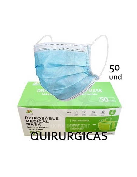 Mascarilla Quirúrgica - Triple Capa