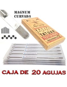 Agujas AKIRA Magnum Curvada - Caja de 20