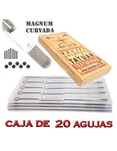 Agujas AKIRA Magnum Curvada - Caja de 20