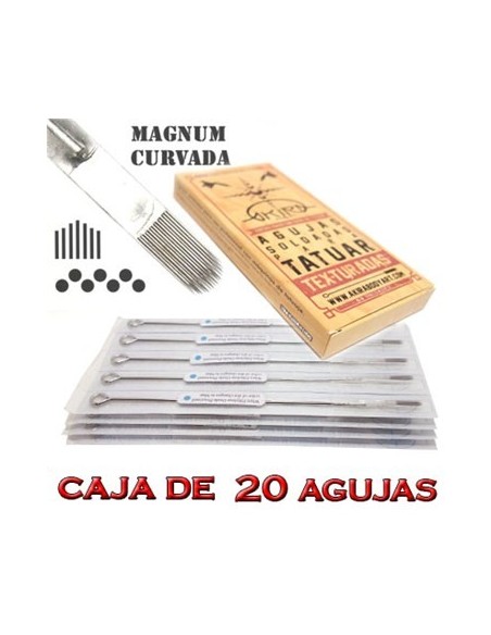 Agujas AKIRA Magnum Curvada - Caja de 20