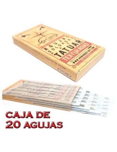 Agujas AKIRA Magnum Curvada - Caja de 20