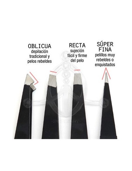Juego de pinzas para cejas
