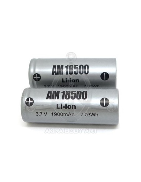 Batería de 1900mAh (3,7V de LI-ION 18500)