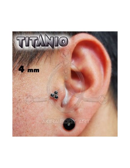 Labret titanio ROSCA INTERNA ? Joyas negras