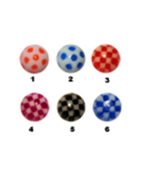 Bola cuadros mosaico