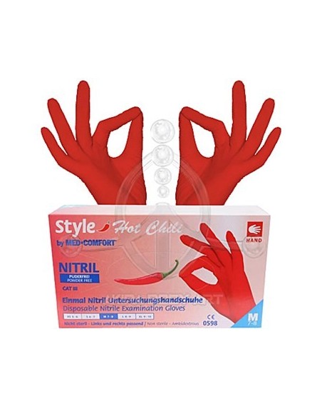 Guantes de Nitrilo HOT CHILI