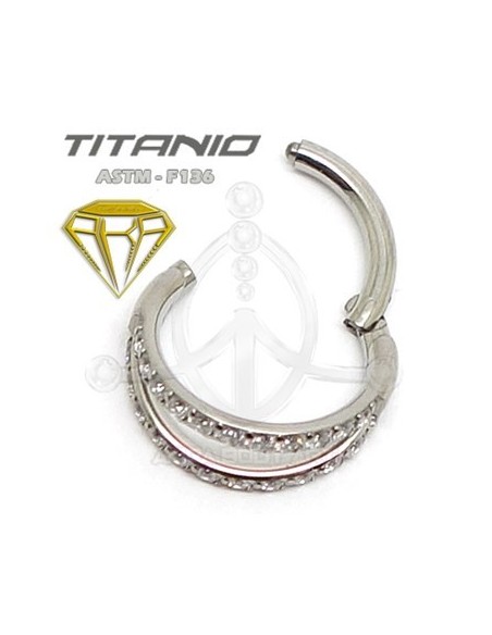 Aro segmentado 2 aros - joyas