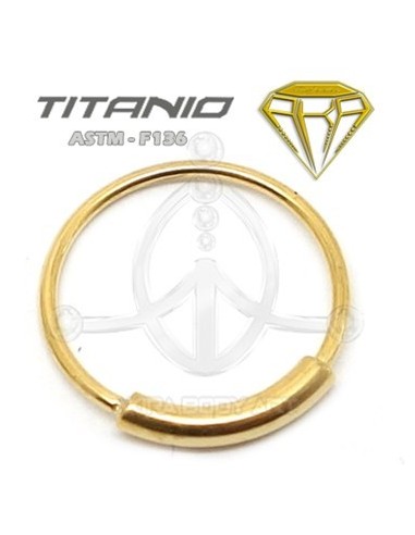 Aro Flexible Titanio Oro
