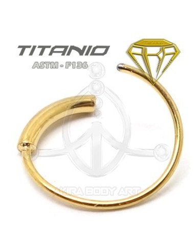 Aro Flexible Titanio Oro