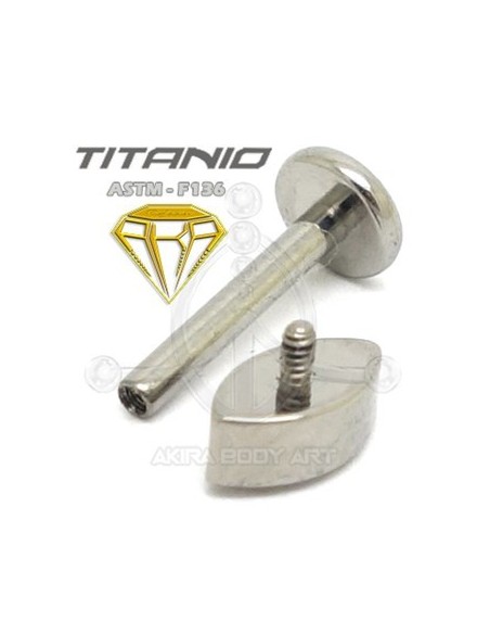 Labret OJO DE CRISTAL - Titanio