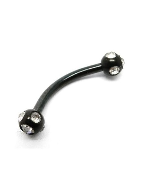 Minibanana 5 joyas Acero Negro