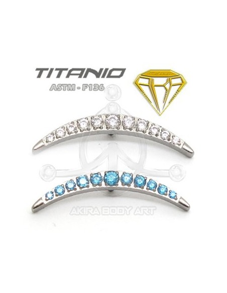 Labret LUNA Joyas - Titanio