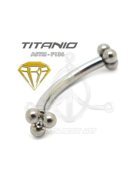 Minibanana con Bolas - Titanio