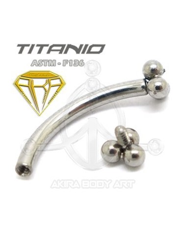 Minibanana con Bolas - Titanio