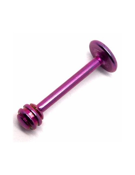 Labret bola muescas