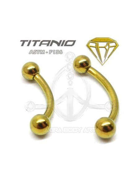 Minibanana Titanio R. Interna. ANOD. ORO