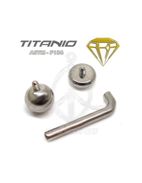 Barbell Christina Titanio R. INTERNA - 5mm