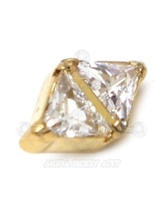 Repuesto Rombo Joyas ? Titanio ORO PVD 2