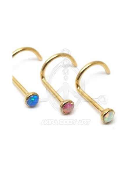 Nostril Titanio Oro (PVD)