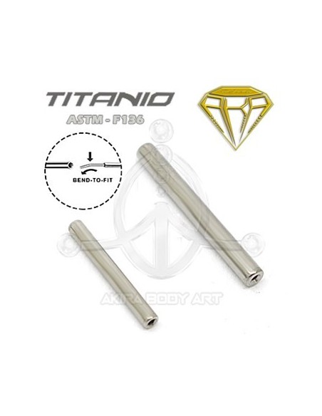 Barra PUSH-PIN con forma de Barbell
