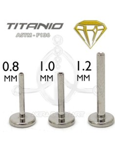 Barra PUSH-PIN con forma de Labret 2