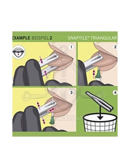 SNAPTILE - Pinzas desechables