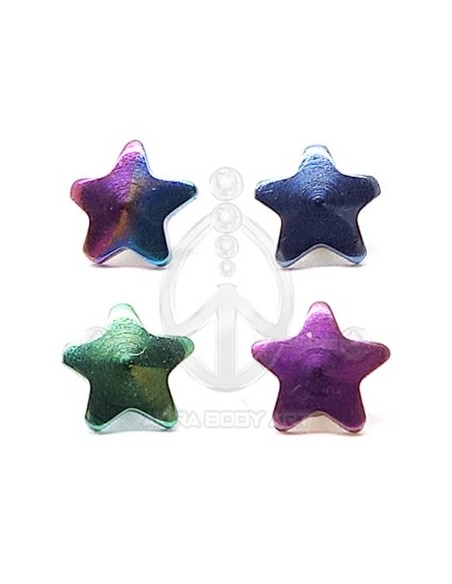 Repuesto microdermal estrella colores.