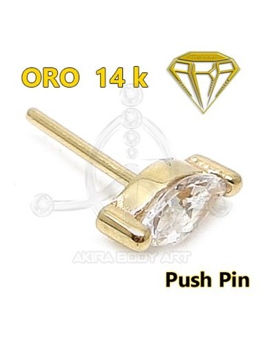 Repuesto PUSH IN joya Pétalo - 14K