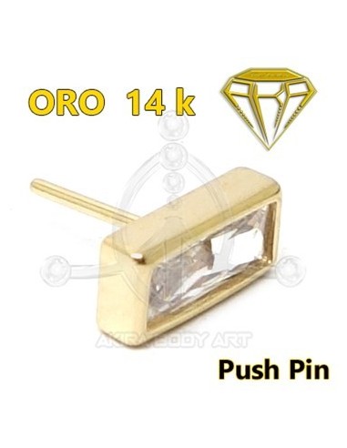 Repuesto PUSH IN Lingote joya - 14K