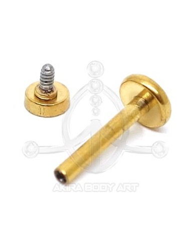 Labret MULTIJOYA - Acero oro (PVD)