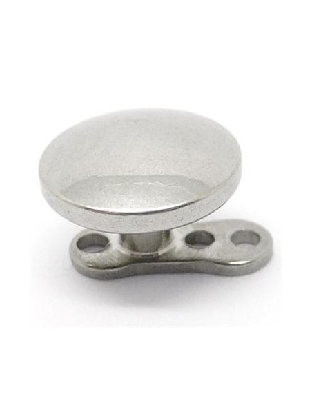 Microdermal con bola extra plana - Rosca de 0,9 mm