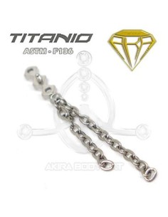 Repuesto Joya y Cadenas - Titanio Rosca interna 2