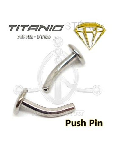 Barra labret curvo - PUSH PIN