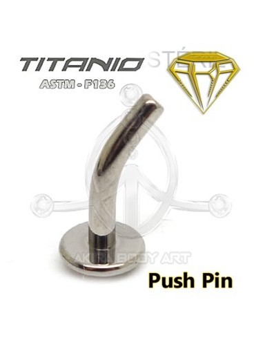 Barra labret curvo - PUSH PIN