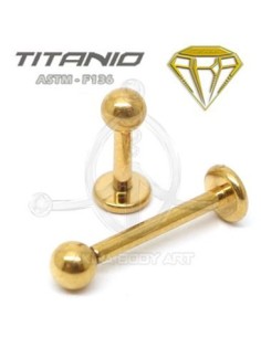 Labret Titanio color Oro (PVD) - R. Interna 2