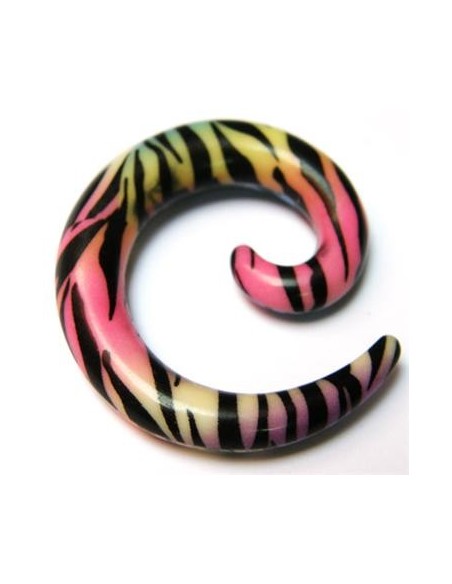 Espiral Acrílico. Cebra Colores
