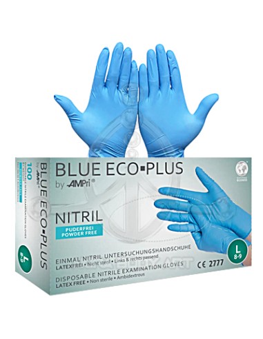 Guantes de Nitrilo AZUL de Pura Comfort
