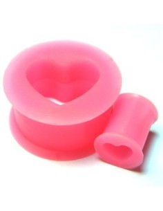 Dilatador silicona plug corazón 2